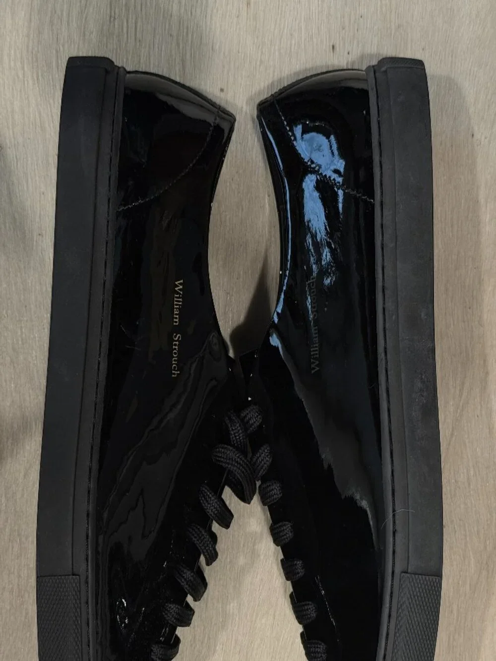 William Strouch Piano Black Sneakers